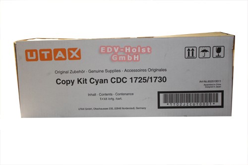 UTAX CDC 1725/1730, Toner, ca. 20.000 Seiten, cyan