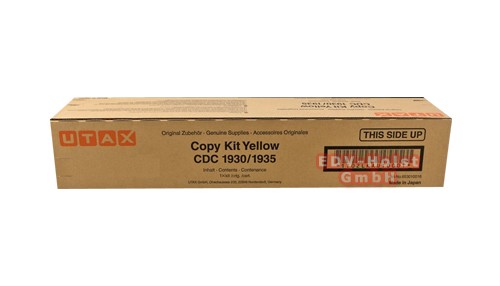 UTAX CDC 1930, 653010016, Toner, ca. 15.000 Seiten, yellow