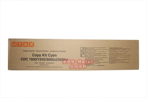 UTAX CDC 1930, 653010011, Toner, ca. 15.000 Seiten, cyan