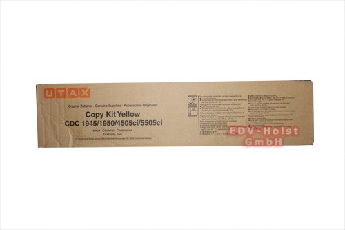 UTAX CDC 1930, 654510016, Toner, ca. 20.000 Seiten, yellow