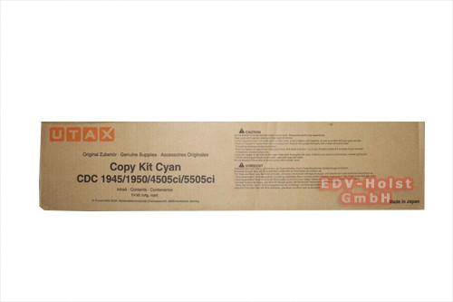 UTAX CDC 1930, 654510011, Toner, ca. 20.000 Seiten, cyan