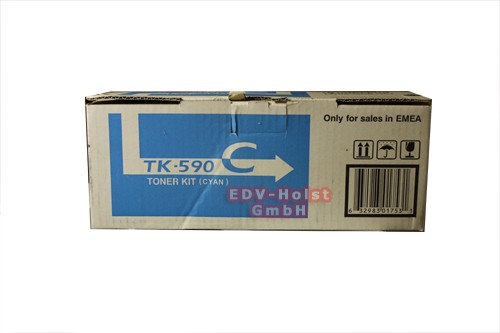 Kyocera TK-590C, Toner, ca. 5.000 Seiten, cyan