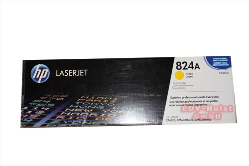 HP CB382A/824A, Toner, ca. 21.000 Seiten, yellow