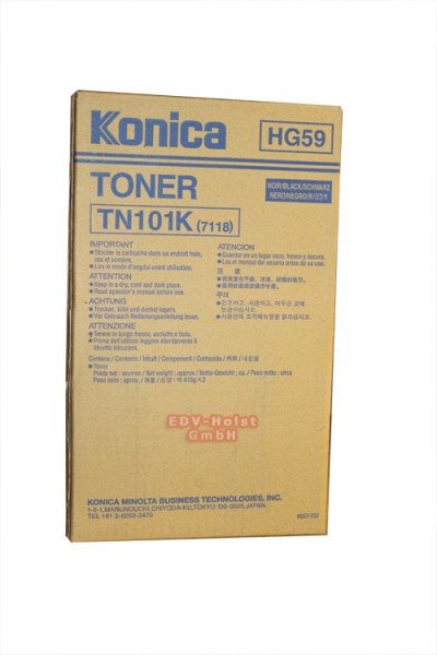 Konica Minolta TN101K, Toner, ca. 22.000 Seiten, black