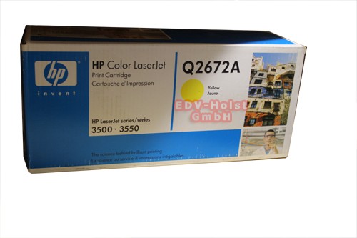 HP Q2672A, Toner, ca. 4.000 Seiten, yellow